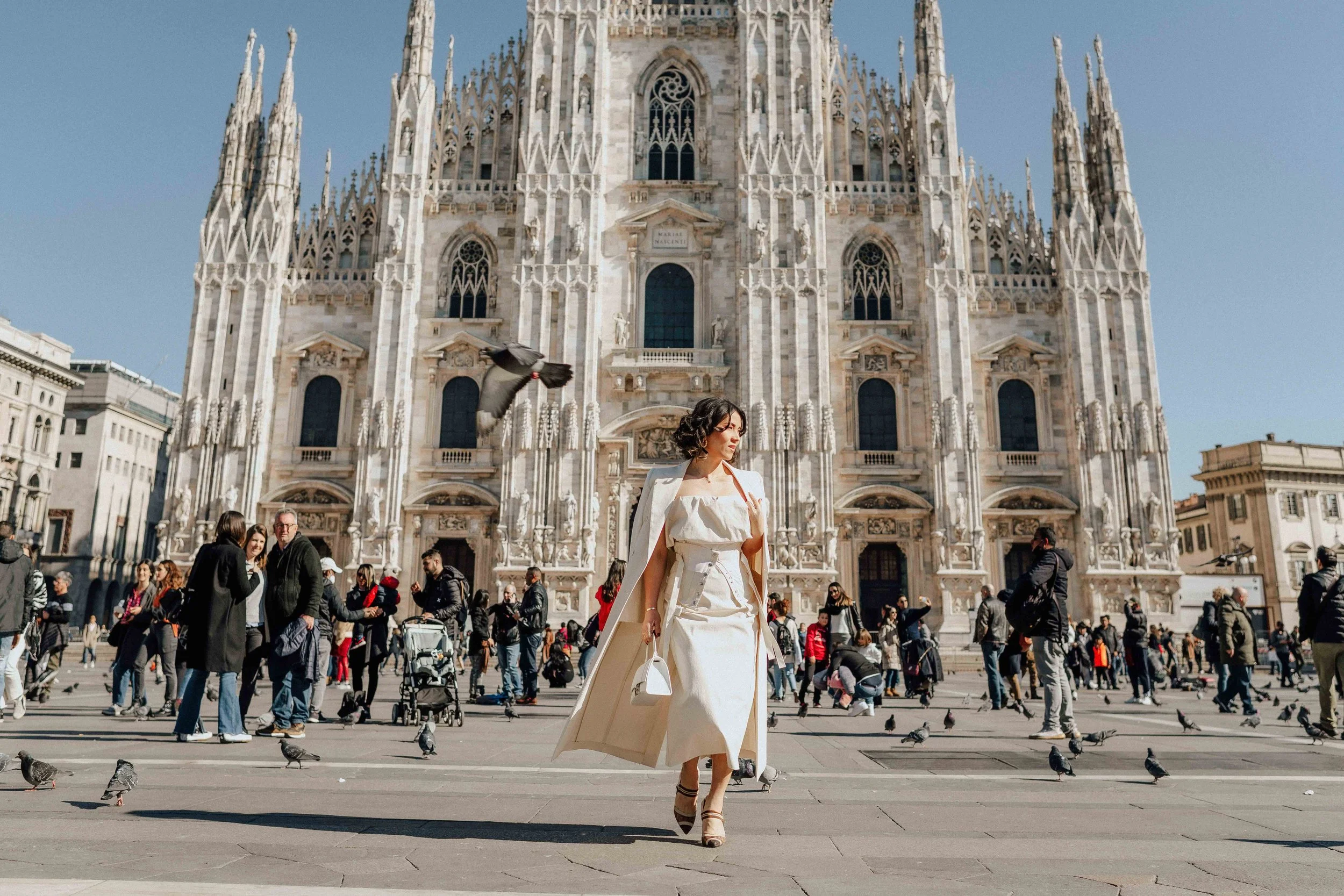 Sportmax All The Way Outside The Milan Duomo — Style Right Fashion